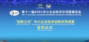 “舉升搶險(xiǎn)主戰(zhàn)消防車”榮獲第十一屆APEC中小企業(yè)“創(chuàng)新之光”技術(shù)創(chuàng)新優(yōu)秀成果獎”